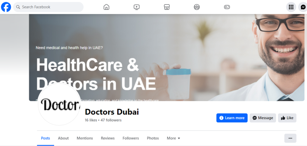 Doctors Dubai Social Media